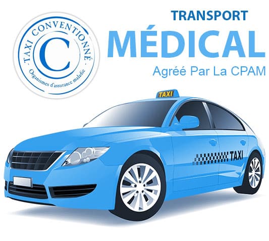 Véhicule de transport sanitaire conventionné CPAM